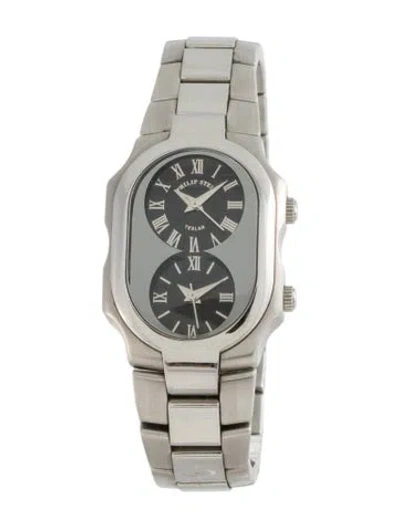 Pre-owned Philip Stein Signature Watch, 26mm In Multicolor
