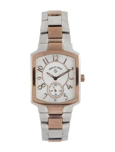 Pre-owned Philip Stein Signature Watch, 28mm In Multicolor
