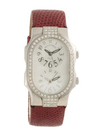 Pre-owned Philip Stein Signature Watch In Multicolor