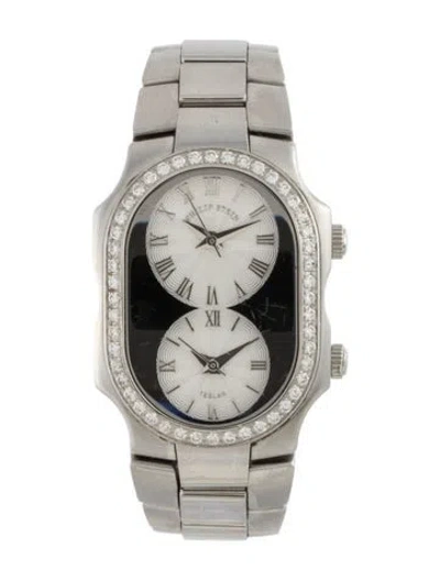 Pre-owned Philip Stein Teslar Watch, 27mm In Multicolor