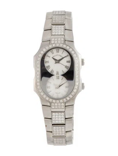 Pre-owned Philip Stein Teslar Watch, 27mm In Multicolor