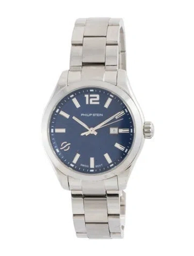 Pre-owned Philip Stein Traveler Watch, 36mm In Multi