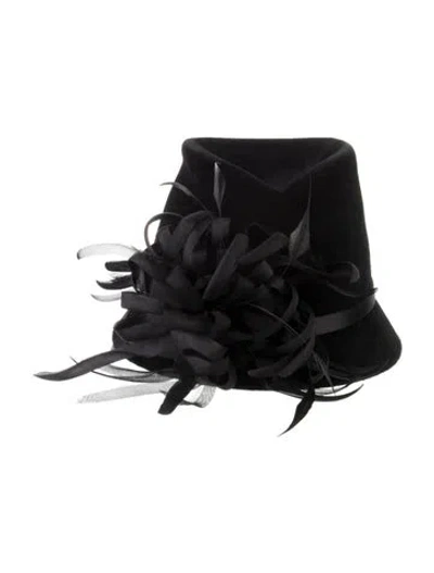 Pre-owned Philip Treacy Hat In Black
