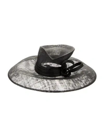 Pre-owned Philip Treacy Sunt Hat W/tags In Black