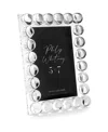 Philip Whitney Ginger Crystal Bubble Picture Frame, 5" X 7" In Clear