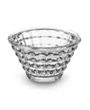 Philip Whitney Strata Textured Geometric Bowl In Transparent