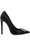 Philipp Plein Gothic High-heel Pumps In "02 Black"