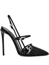 Philipp Plein 120mm Slingback Pumps In Black