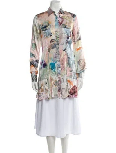 Pre-owned Philipp Plein 2018 Mini Dress In Neutral