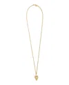 Philipp Plein Gold-tone Ip Stainless Steel 3d Crowned $kull Cable Chain 29-1/2" Pendant Necklace In Gold