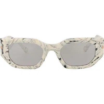 Philipp Plein 51mm Rectangular Sunglasses In Neutral