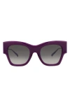 Philipp Plein Cat Eye-frame Acetate Sunglasses In Purple