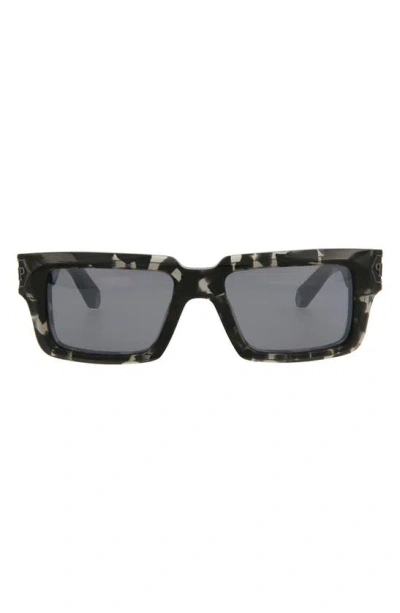 Philipp Plein 53mm Square Sunglasses In Black
