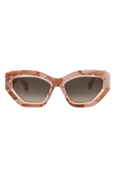 PHILIPP PLEIN PHILIPP PLEIN 55MM GEOMETRIC SUNGLASSES