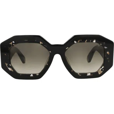 Philipp Plein 55mm Geometric Sunglasses In Multi