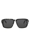 Philipp Plein Square-frame Acetate Sunglasses In Black
