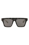 Philipp Plein 56mm Square Sunglasses In Black