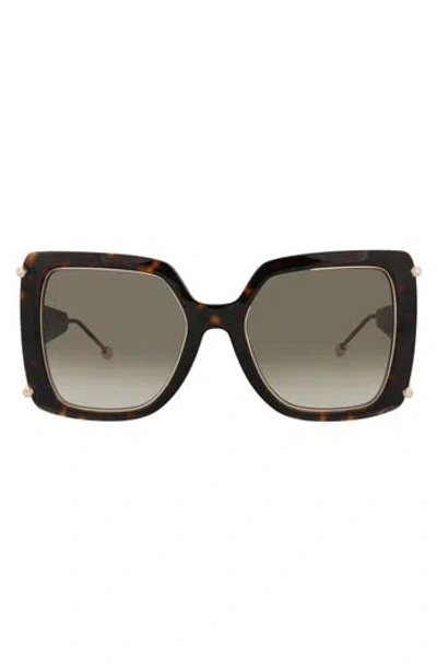 PHILIPP PLEIN PHILIPP PLEIN 56MM SQUARE SUNGLASSES