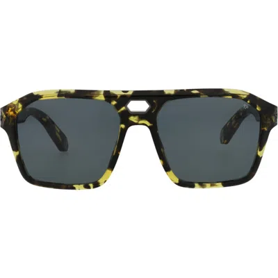 PHILIPP PLEIN PHILIPP PLEIN 57MM AVIATOR SUNGLASSES