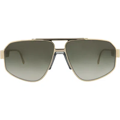 Philipp Plein 63mm Aviator Sunglasses In Multi