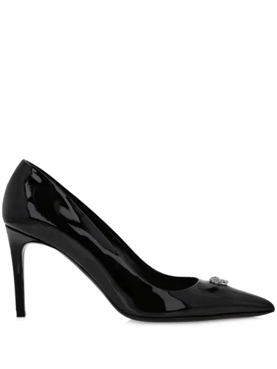 Philipp Plein 80mm Decollete Pumps In Black