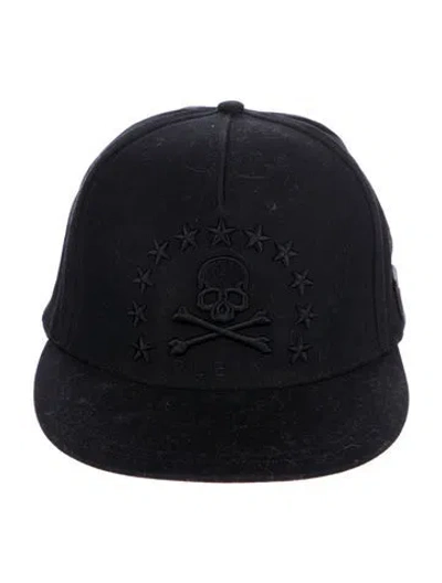 Pre-owned Philipp Plein Adjustable Embroidered Baseball Hat In Black