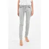 PHILIPP PLEIN PHILIPP PLEIN ALL-OVER CRYSTALS SLIM FIT WOMEN'S JEANS