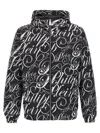 Philipp Plein Blackwhite All-over Logo Jacket In Black