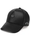 Philipp Plein Appliqué Cap In Black
