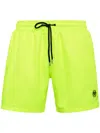 Philipp Plein Short Swim Boxer Hexagon In Yellow