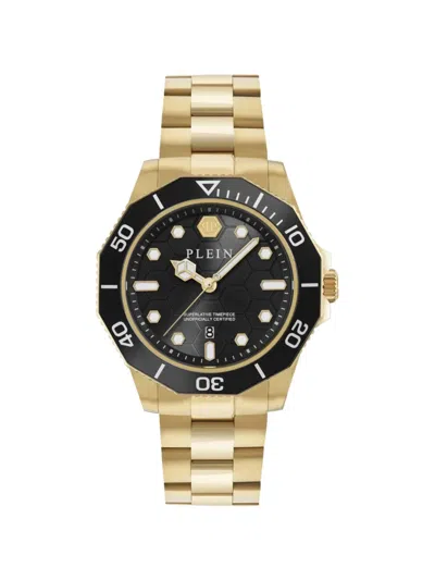 Philipp Plein Aquastorm 44mm Watch In Gold
