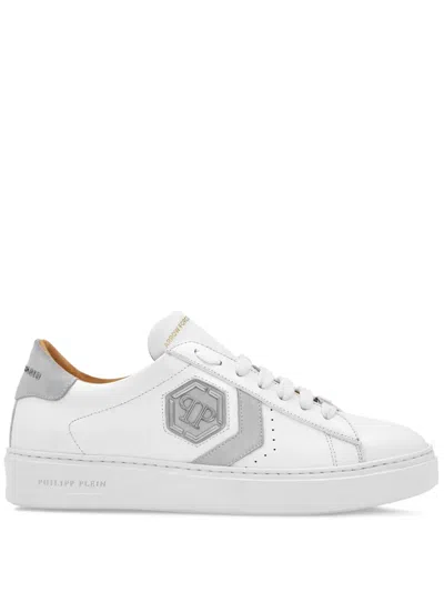Philipp Plein Arrow Force Sneakers In White