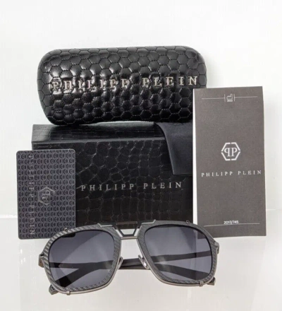 Pre-owned Philipp Plein Authentic  Sunglasses Spp 010 Col 0584 Signature Spp010 Frame In Gray