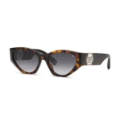 Philipp Plein Avana Scura Lucida Acetate Sunglasses In Purple