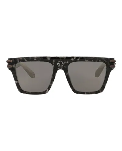 Philipp Plein Aviator-frame Acetate Sunglasses
