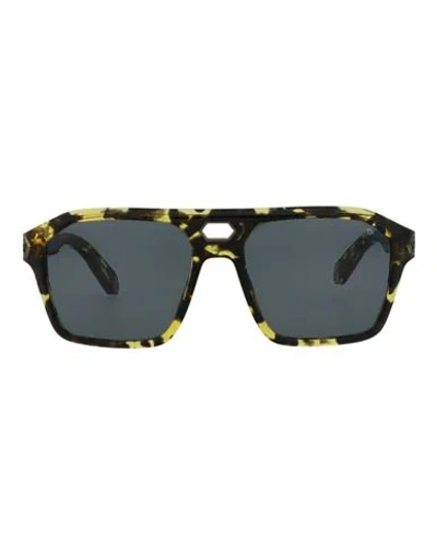 Philipp Plein Aviator-frame Acetate Sunglasses Man Sunglasses Multicolored Size 57 Acetate In Fantasy