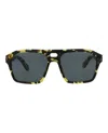 Philipp Plein Aviator-frame Acetate Sunglasses Man Sunglasses Multicolored Size 57 Acetate In Multi