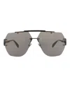 Philipp Plein Unisex Spp111 66mm Polarized Sunglasses In Gray