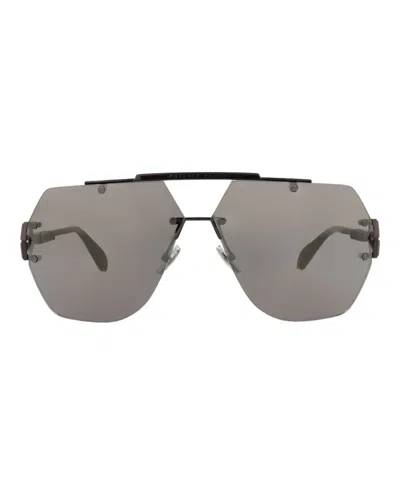 PHILIPP PLEIN AVIATOR-FRAME METAL SUNGLASSES