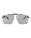 Philipp Plein 63mm Shield Sunglasses
