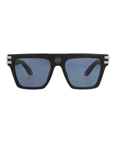 Philipp Plein Aviator-frame Metal Sunglasses In Multi