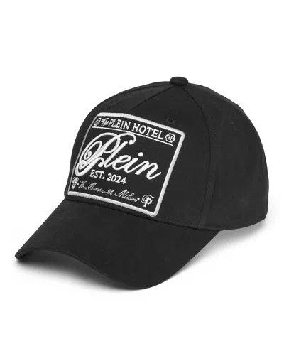Philipp Plein Baseball Cap Label In Black