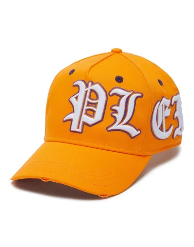 Philipp Plein Baseball Cap Paisley Gothic Plein In Red