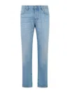 Philipp Plein Basic Straight Cut Jeans In Blue