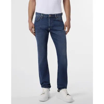 Philipp Plein Basic Straight Cut Jeans Men In Multi