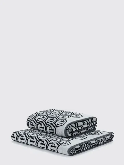 Philipp Plein Bath And Beach Towels Lifestyle In Black