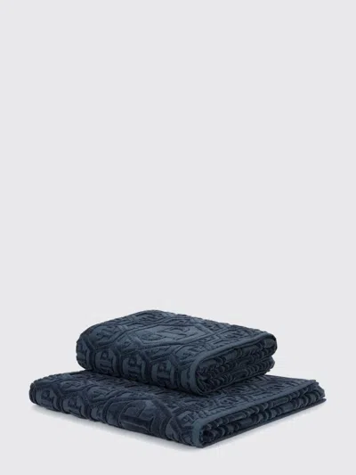 Philipp Plein Bath And Beach Towels Lifestyle In Blue