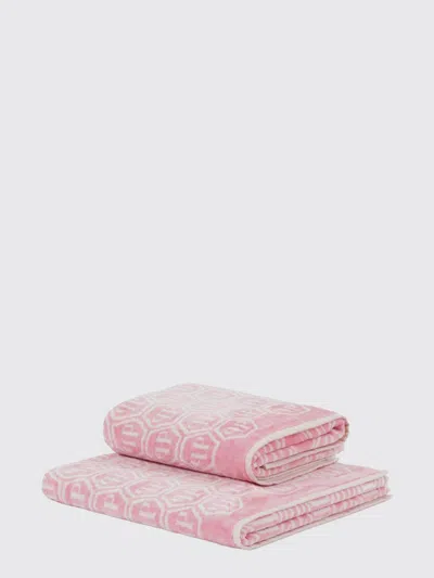 Philipp Plein Bath And Beach Towels Lifestyle In Pink