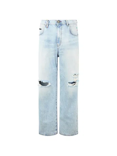 Philipp Plein Beach Boy Jeans In Blue