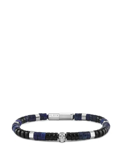 Philipp Plein Beaded Logo-detail Bracelet In Multi